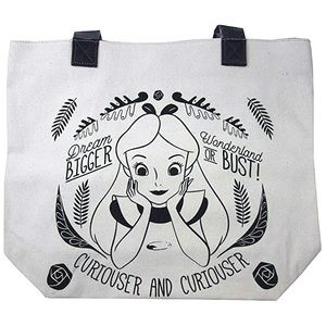 LoungeflyxDisney Alice in Wonderland Canvas Tote